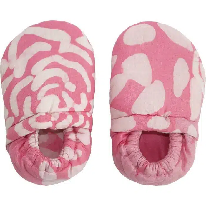 Crawling Shoes: Garden - Light Pink-Organic