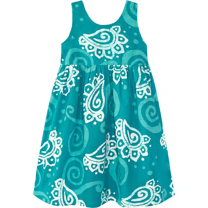 Sundress: Paisley - Teal-Organic
