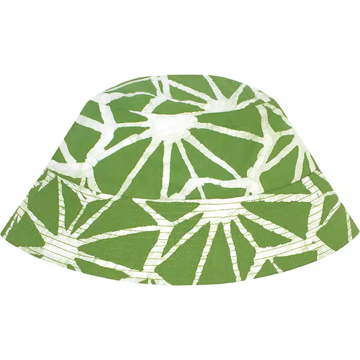Adult Sun Hat: Tiles - Olive-Organic