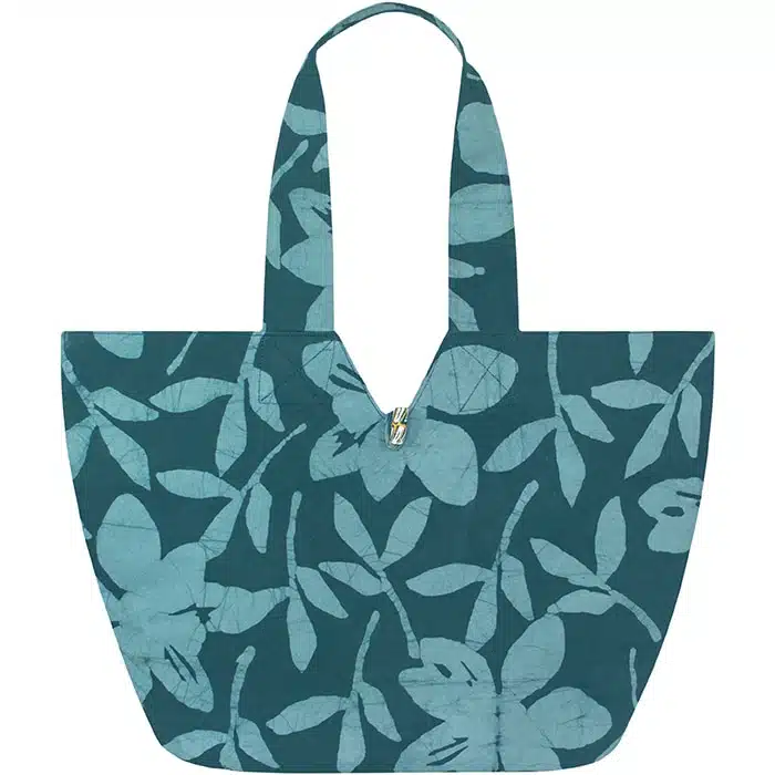 Basket Tote Bag: Blossom - Shadow-Organic