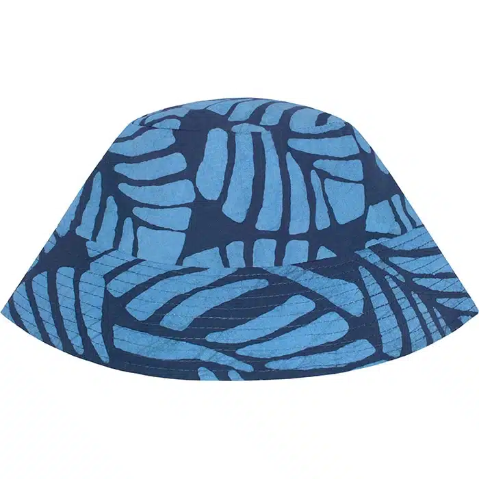 Adult Sun Hat: Deco Leaf - Spruce-Organic