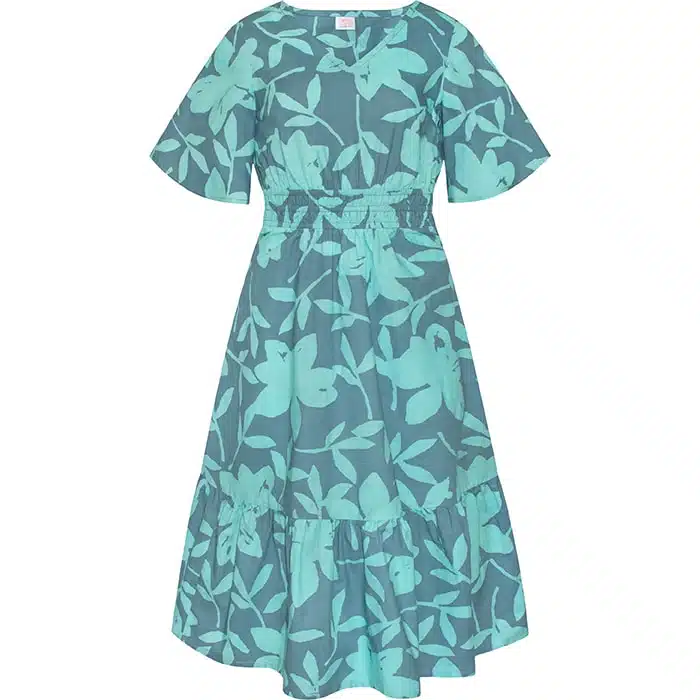 Bay Dress: Blossom-Sea Glass