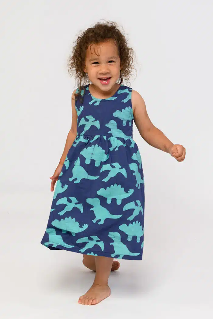 Sundress: Dinos - Navy